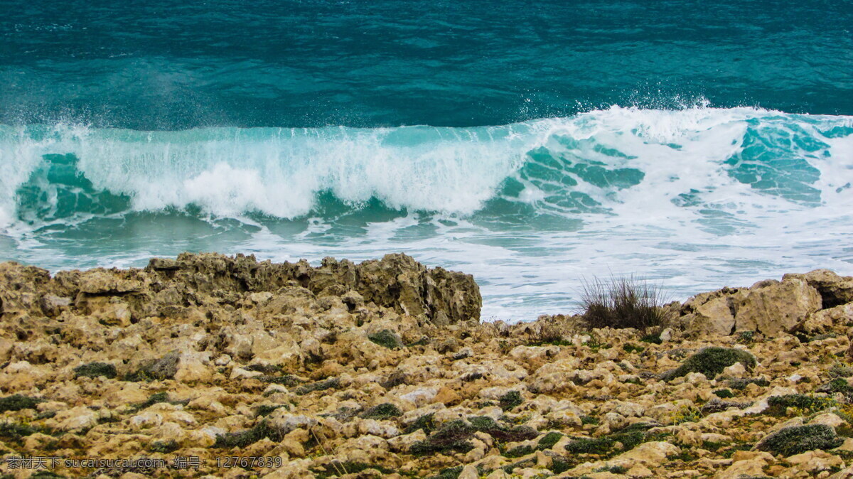 唯美 海岸 浪潮 风景图片 塞浦路斯 沙滩 海滩 海浪
