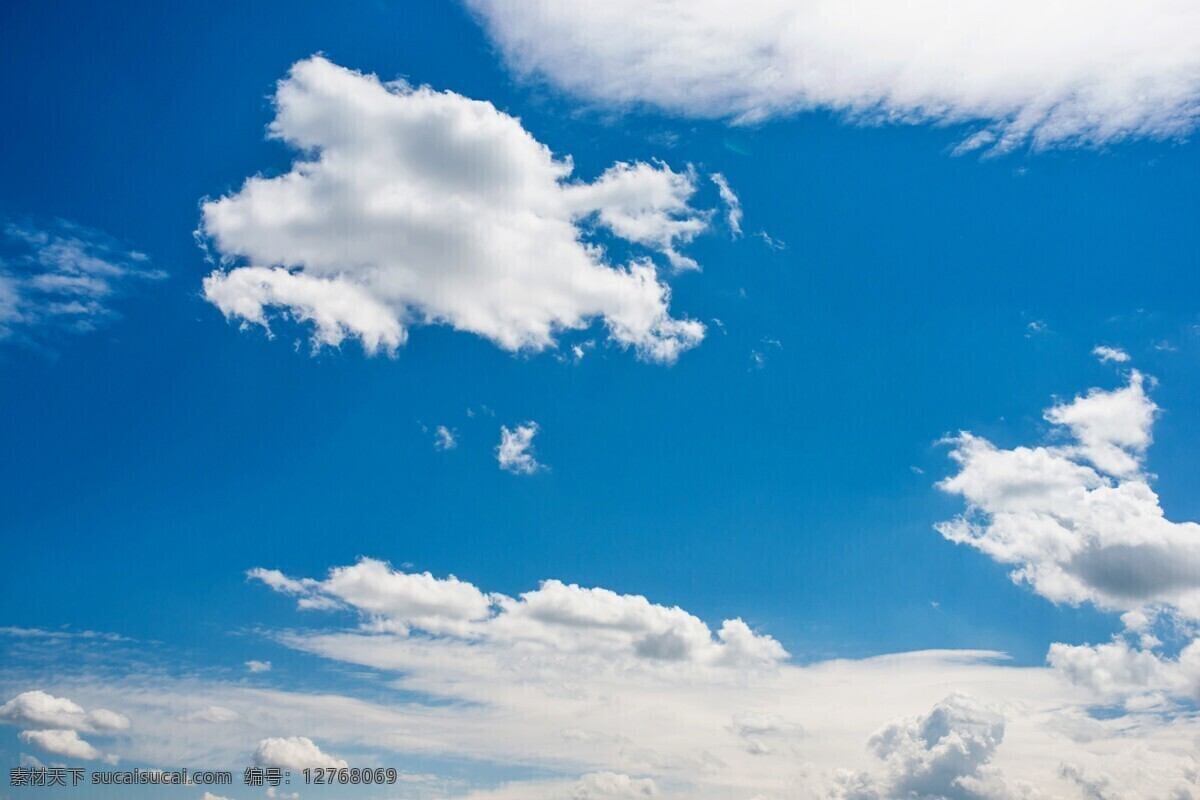 蓝天 白云 天空 云彩 空气 蓝天背景素材 桌面壁纸 天蓝蓝 自然景观 自然风景