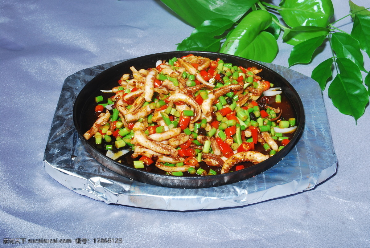 铁板鱿鱼须 鱿鱼须 菜式 湘菜 传统美食 餐饮美食