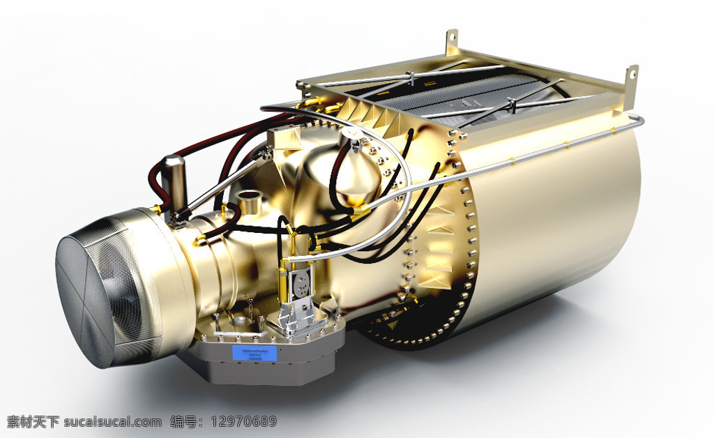 霍 尼韦尔 agt 引擎 发动机 军事 燃气 坦克 霍尼韦尔 涡轮 agt1500 3d模型素材 其他3d模型