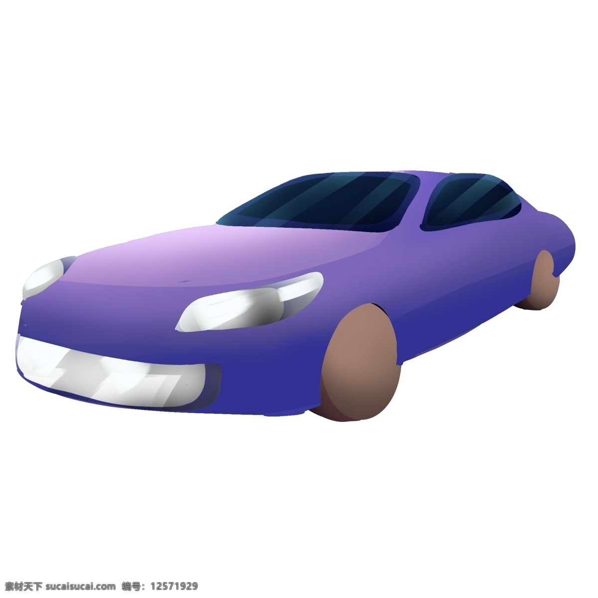 漂亮 紫色 跑车 插画 小轿车 紫色汽车 汽车 机动车 高档跑车 漂亮的跑车 紫色跑车插画