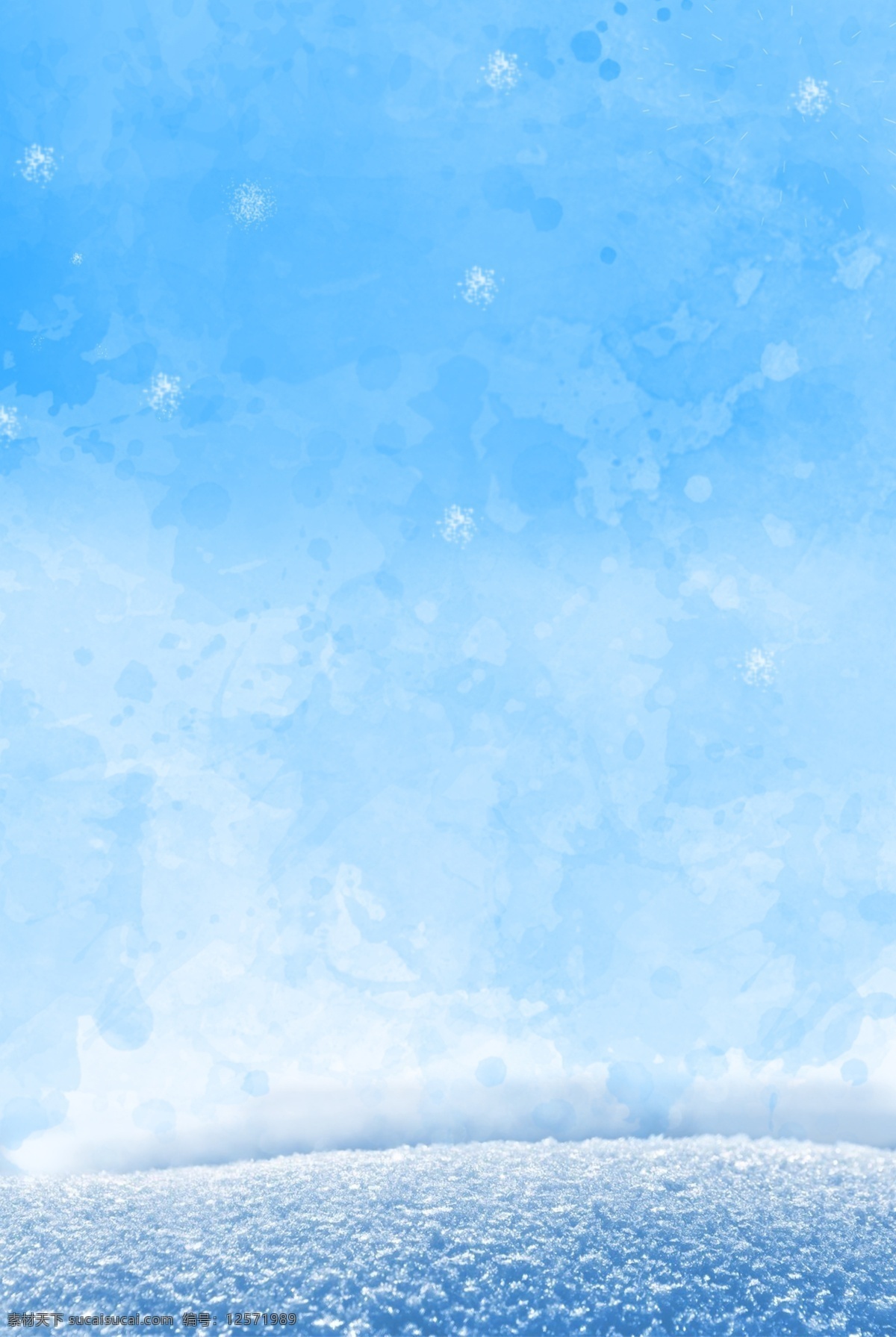 月 你好 蓝色 清新 分层 banner 十二月你好 冬天 冬季 雪景 简约 大气 创意合成