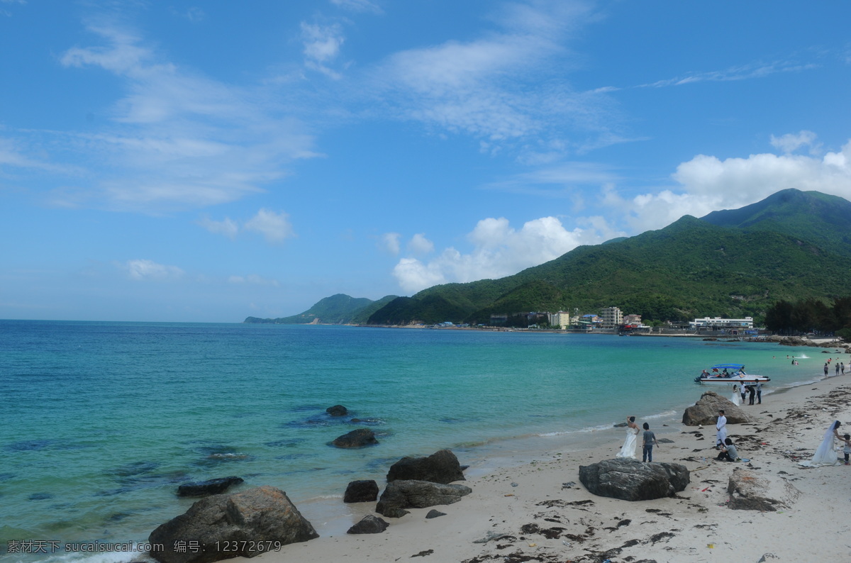 大海 大山 海边摄影 海边图片 海景 海景图片 蓝天 蓝天白云 深圳海景 海边蓝天 绿色海景 深圳南澳海景 自然风景 自然景观 风景 生活 旅游餐饮