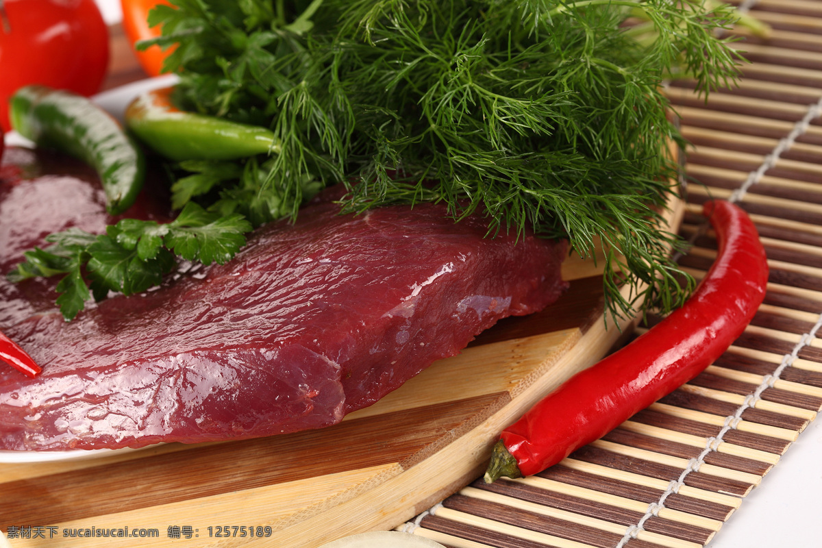 辣椒 牛肉 肉类 食物原料 食材原料 餐饮美食 美食摄影