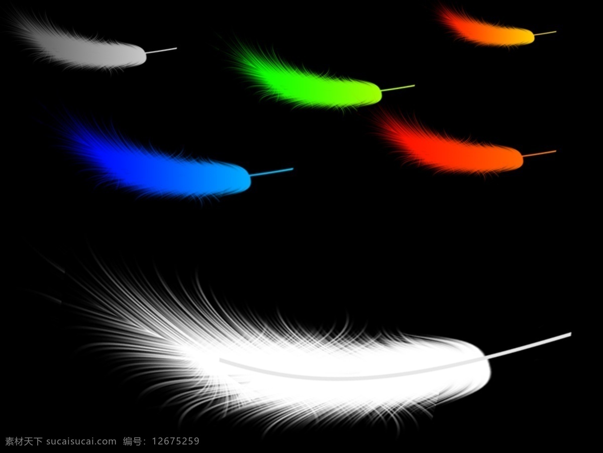 羽毛 羽毛球 毛 翅膀 psd素材 应用 分层 源文件