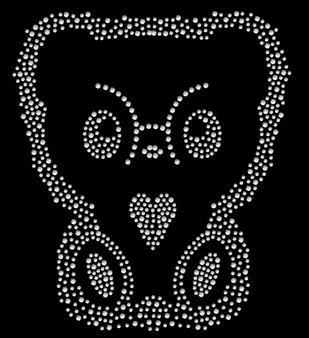烫钻 动物 猫头鹰 色彩 白色 免费素材 面料图库 服装图案 黑色