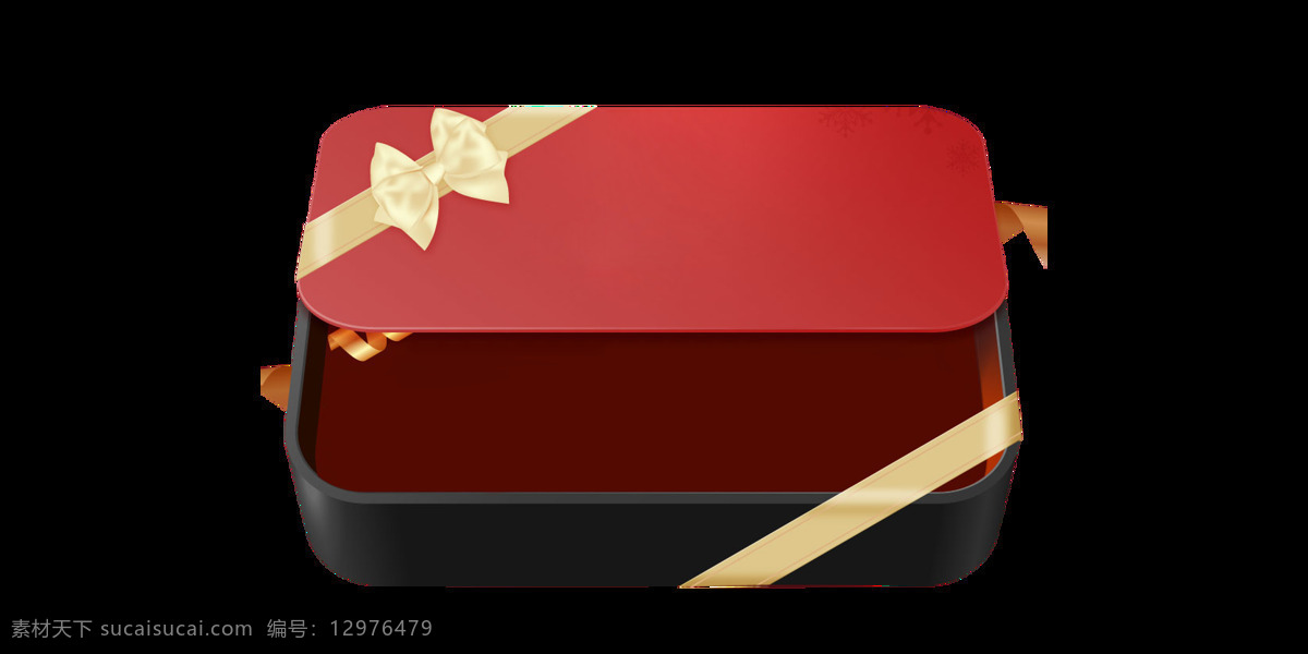 红色 首饰盒 元素 png元素 盒子 礼物 免抠元素 首饰 透明素材