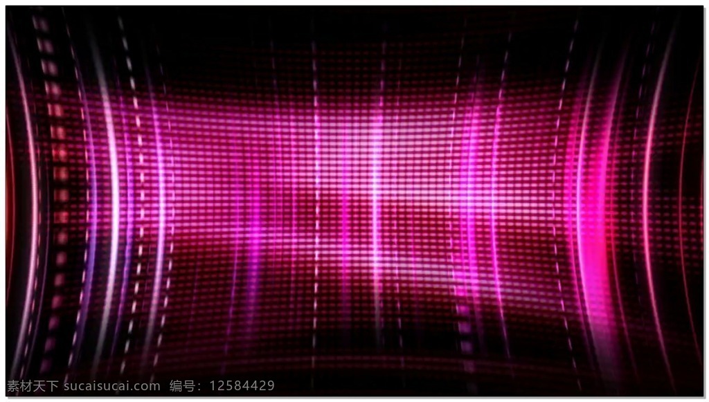 红色 幕布 跳跃 帘 动 视频 背景 弧线 波动 视频素材 动态视频素材