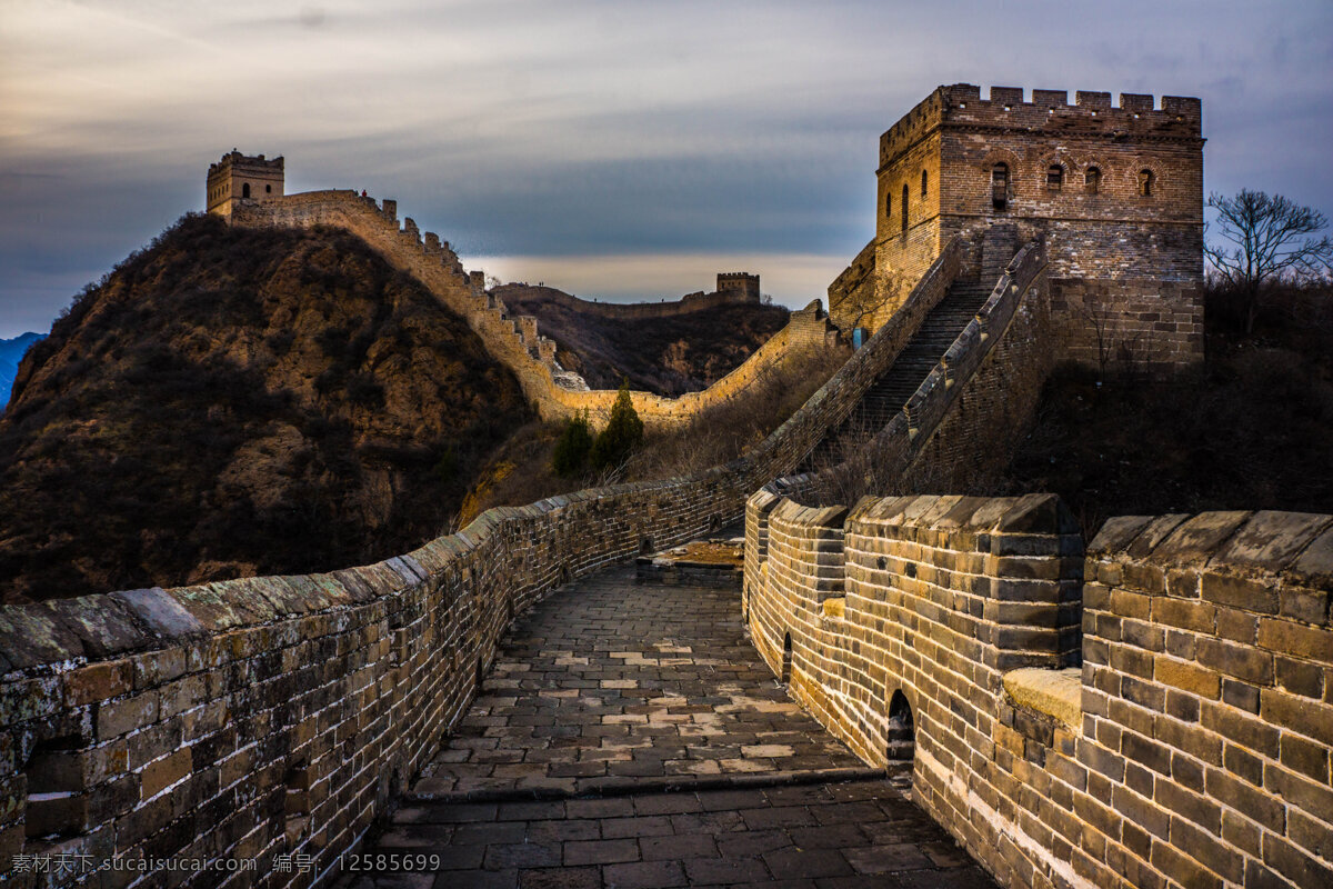 万里长城 背景 图 长城 背景图 中华 黄昏 暖调 民族 景点 国家 遗产 旅游摄影 国内旅游