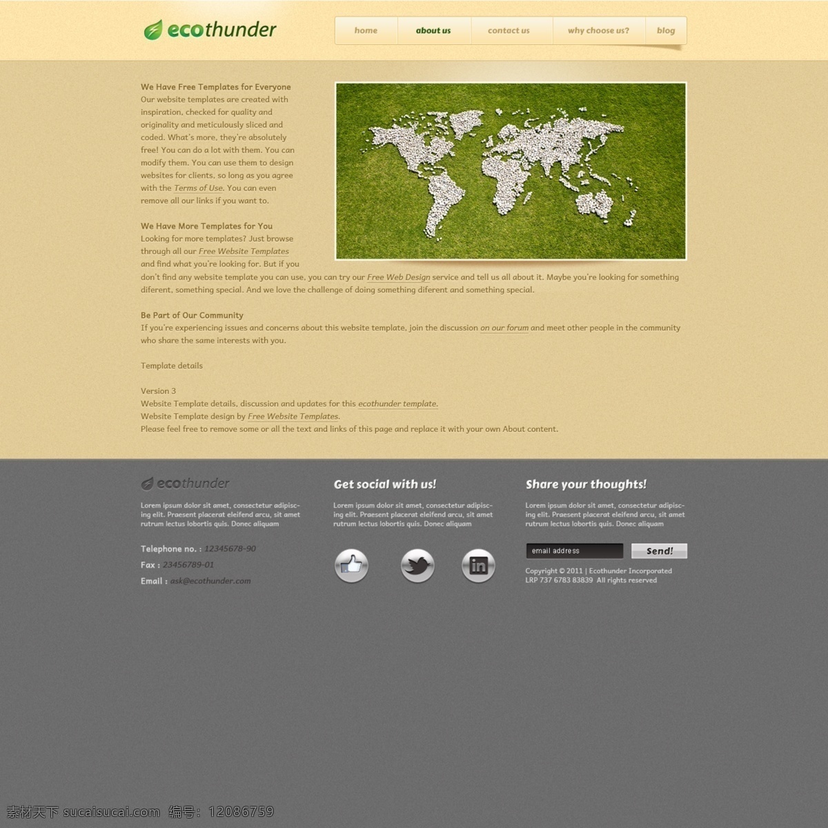 生态 网站 模板 html 大自然 黄色 商务 商业 网页 主页 网页素材 网页模板
