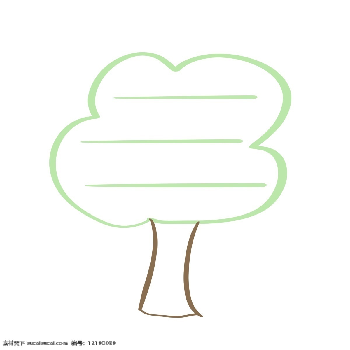 简单 对话框 绿色 小树 可爱 对话款 手绘 简约 框 简单对话框 不规则手绘 圆形对话框 卡通手绘