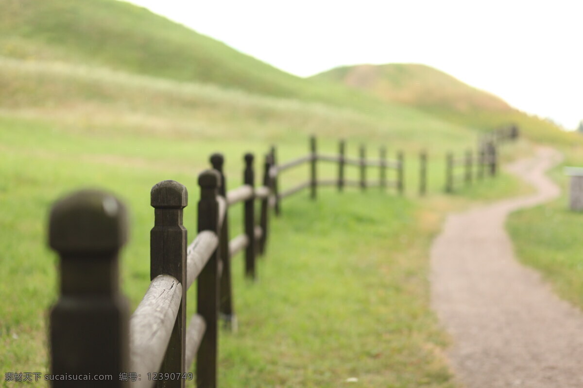 栅栏 篱笆 风景 高清 围栏 篱笆桩 木桩