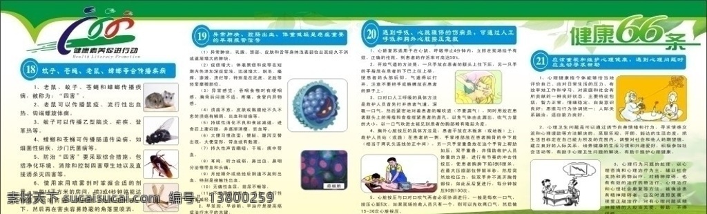 健康66条 健康 素养 条 疾病 癌症 警报 信号 传播 乙肝 丙肝 传播途径 健康教育 医院 预防 控制 疾控 彩页 安全 计生 艾滋 生活百科 医疗保健 展板模板 广告设计模板 矢量