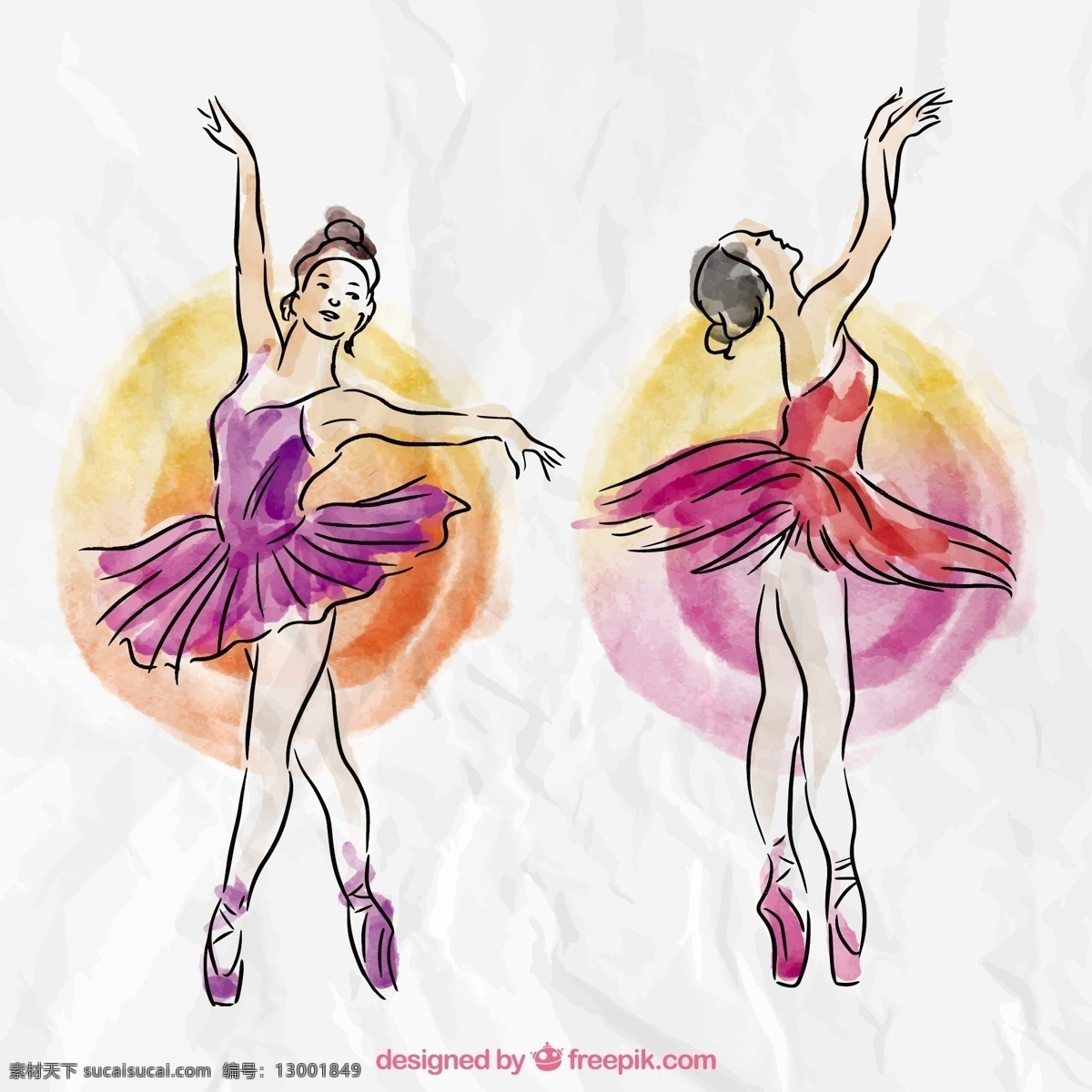 水彩 风格 舞者 手 手绘 舞蹈 艺术 绘画 芭蕾舞 艺术家 舞蹈家 芭蕾舞演员 移动 运动 草图 素描 不同