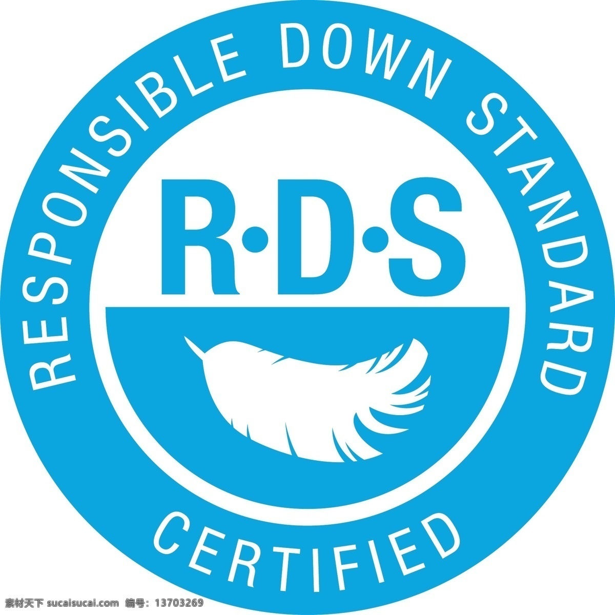 rds认证 失量 蓝色 logo 标志图标 公共标识标志