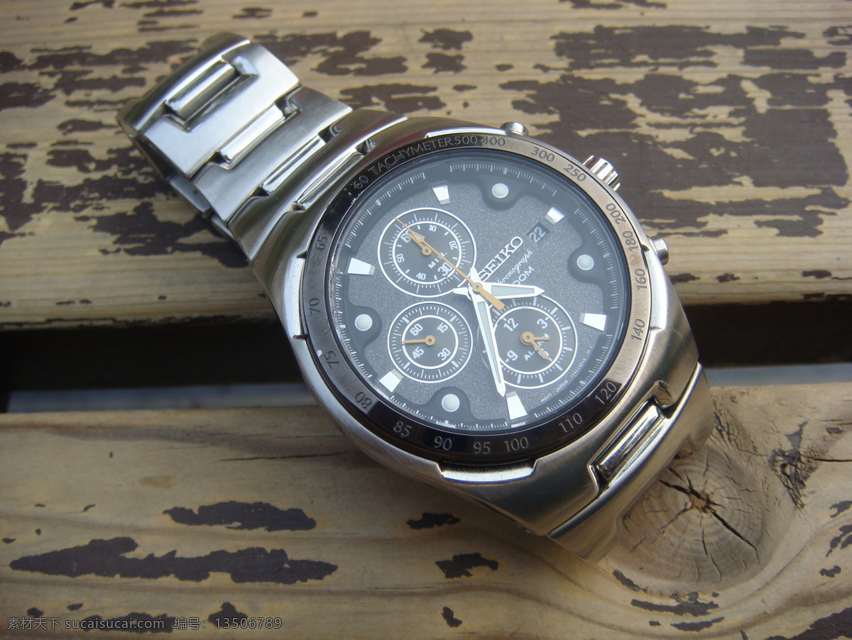 精工手表 seiko 名表 时间 手表 计时 准时 灰色