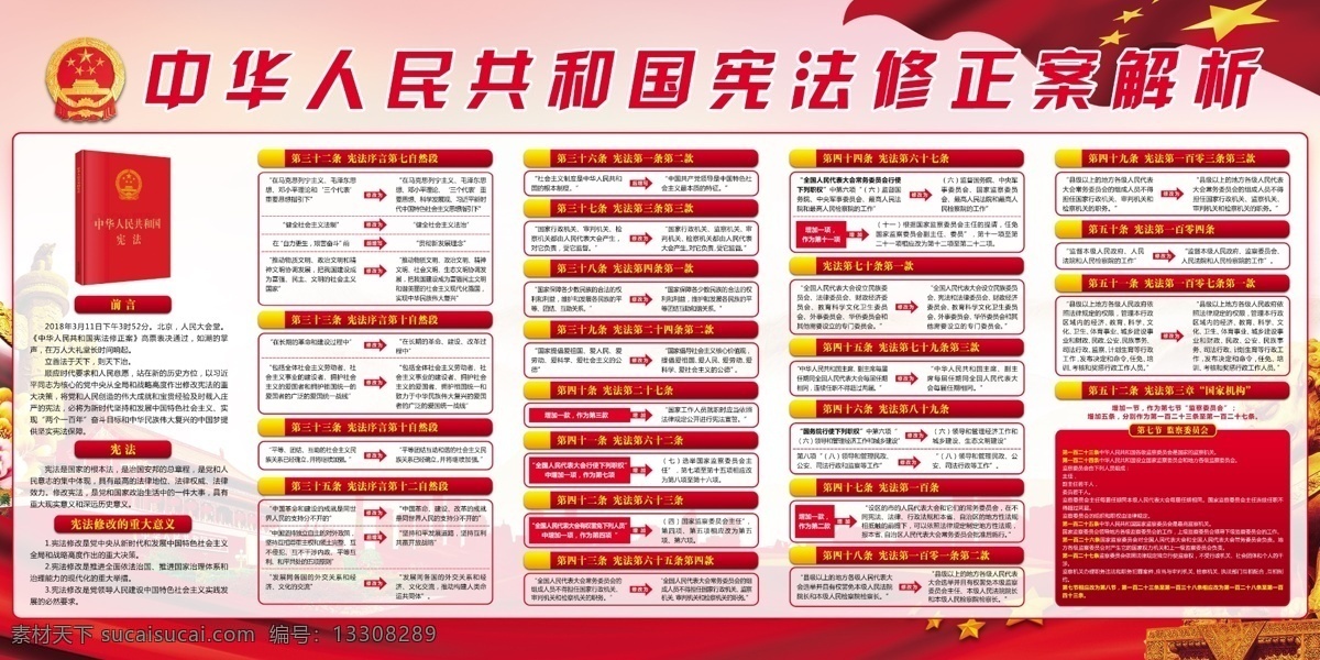 宪法修正案 解读 中国司法 法律 关键词
