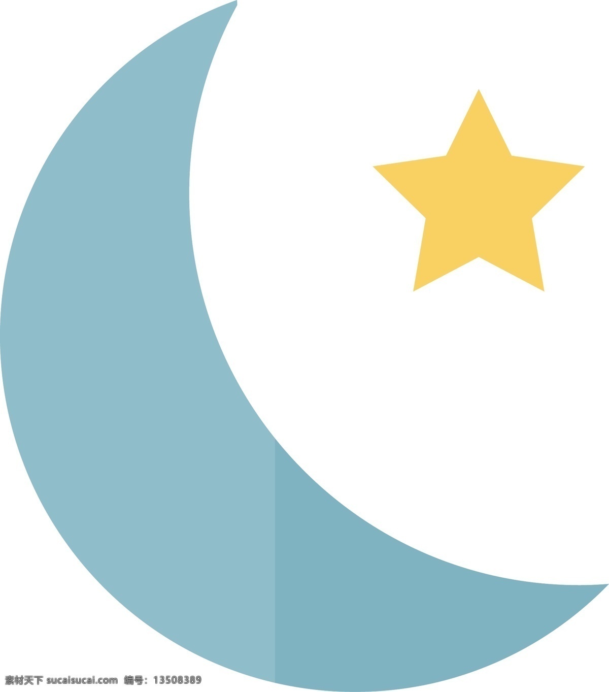 时髦 月亮 图标 白色