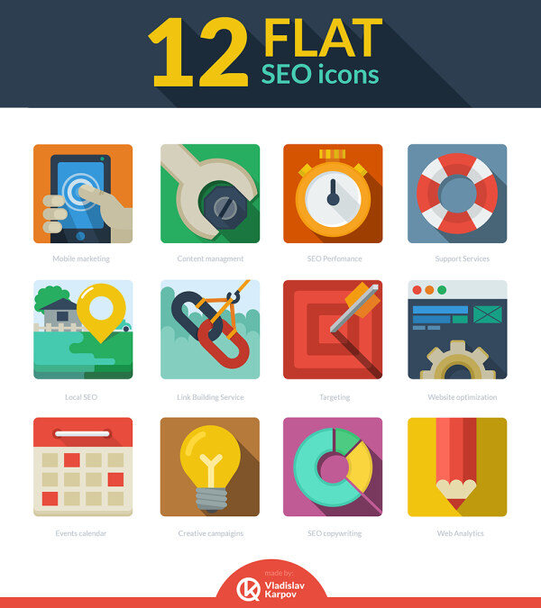 flat icons seo 扳手 扁平化 图标 cyttcythh 手机 app