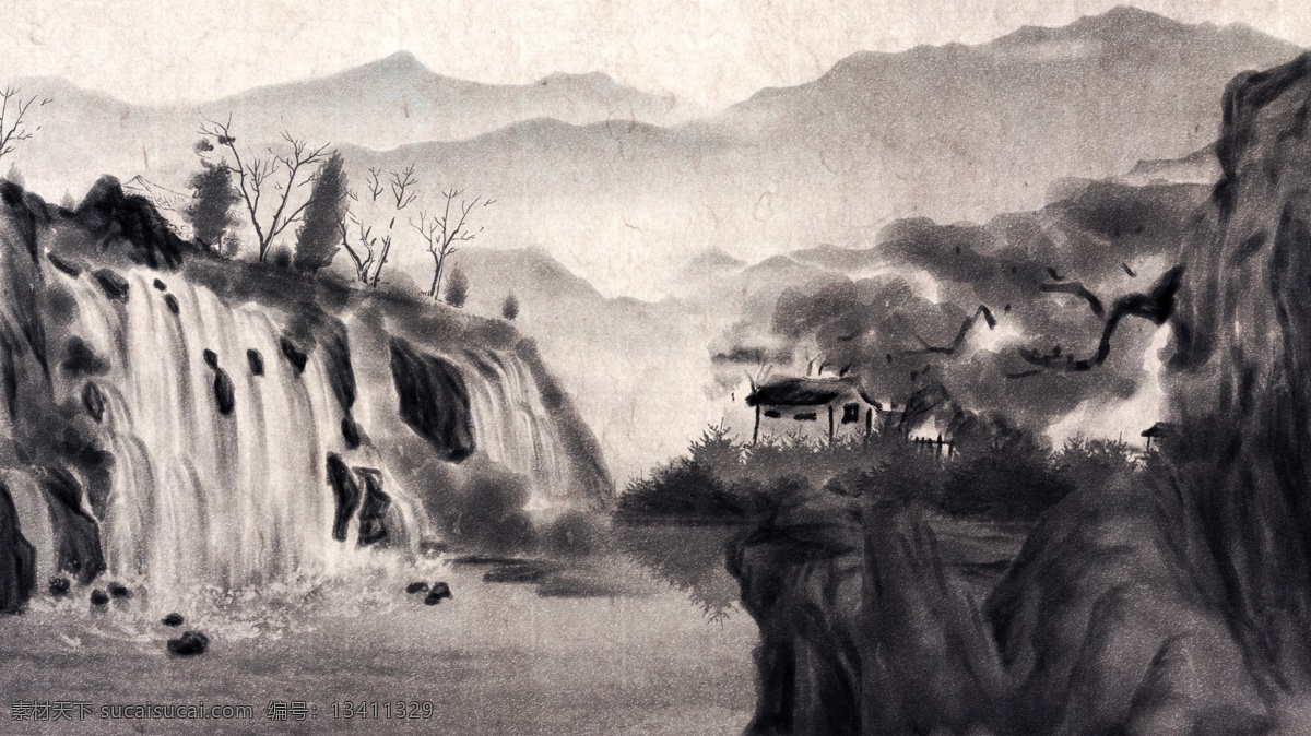 原创 唯美 中国 古风 水彩画 水墨画 山水风景 插画 水墨山水画 山水画 风景画 中国古风 中国水墨画 中国水彩画 水墨风景 水墨插画 水墨水彩画 古风水墨画 古风风景画