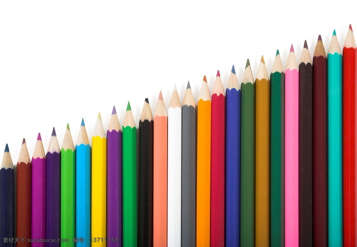 彩色 铅笔 彩铅 彩色铅笔 插图 工作 绘画 六边形 排列 学习 色彩 学习办公 生活百科 psd源文件
