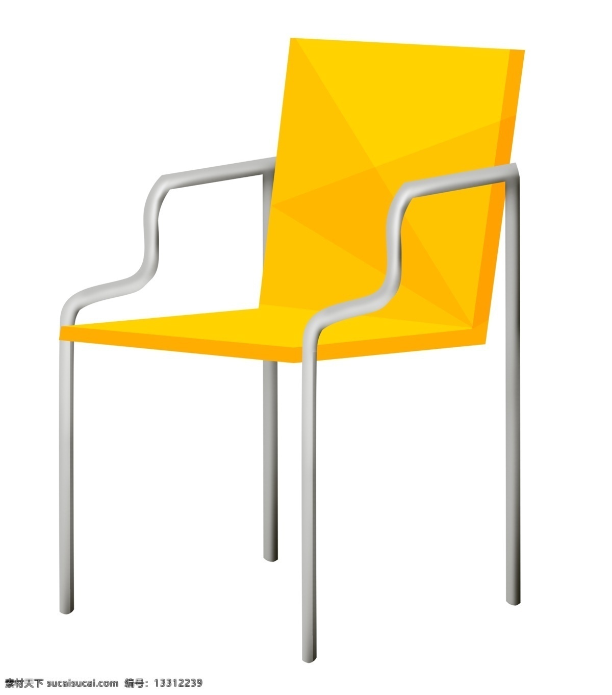 黄色 家具 椅子 插画 黄色的叶子 卡通插画 椅子插画 木质椅子 实木椅子 木纹椅子 叶子的家具