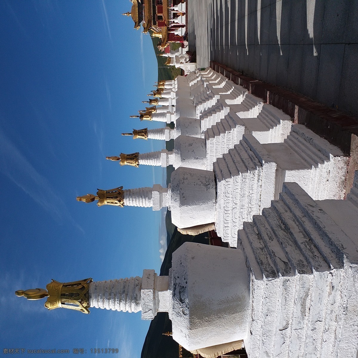 藏族白塔 佛塔 喇嘛塔 藏式喇嘛塔 自然景观 建筑景观