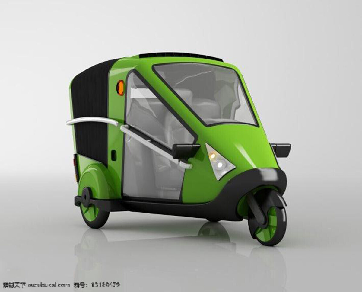 可爱 绿色环保 电动车 产品设计 大气 工业设计 环保 交通 绿色 汽车