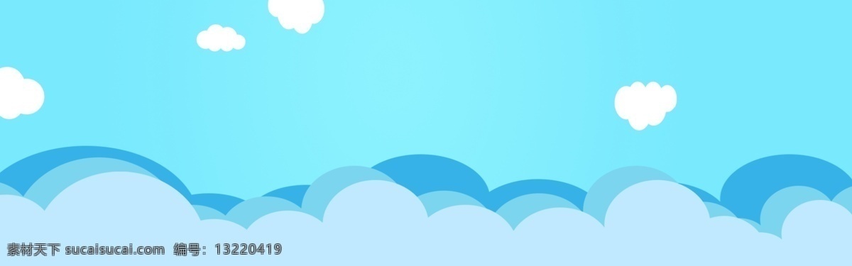 时尚 浪花 质感 banner 背景 背 儿童画 海浪 卡通 蓝色