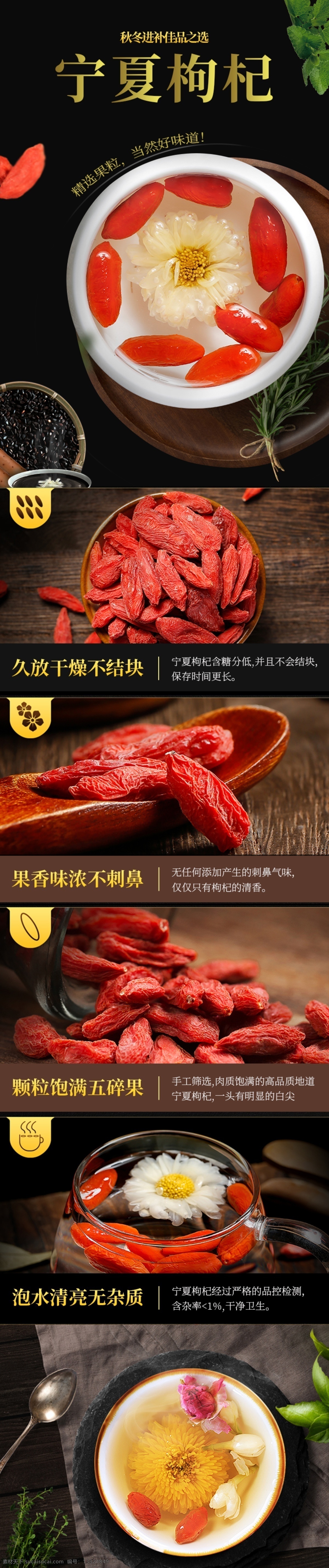 电商 淘宝 枸杞 干 杂 生鲜 详情 页 电商淘宝 干杂 详情页