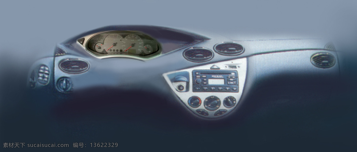 focus 轿车 带 贴图 福特 ford 机动车辆 3d模型素材 电器模型