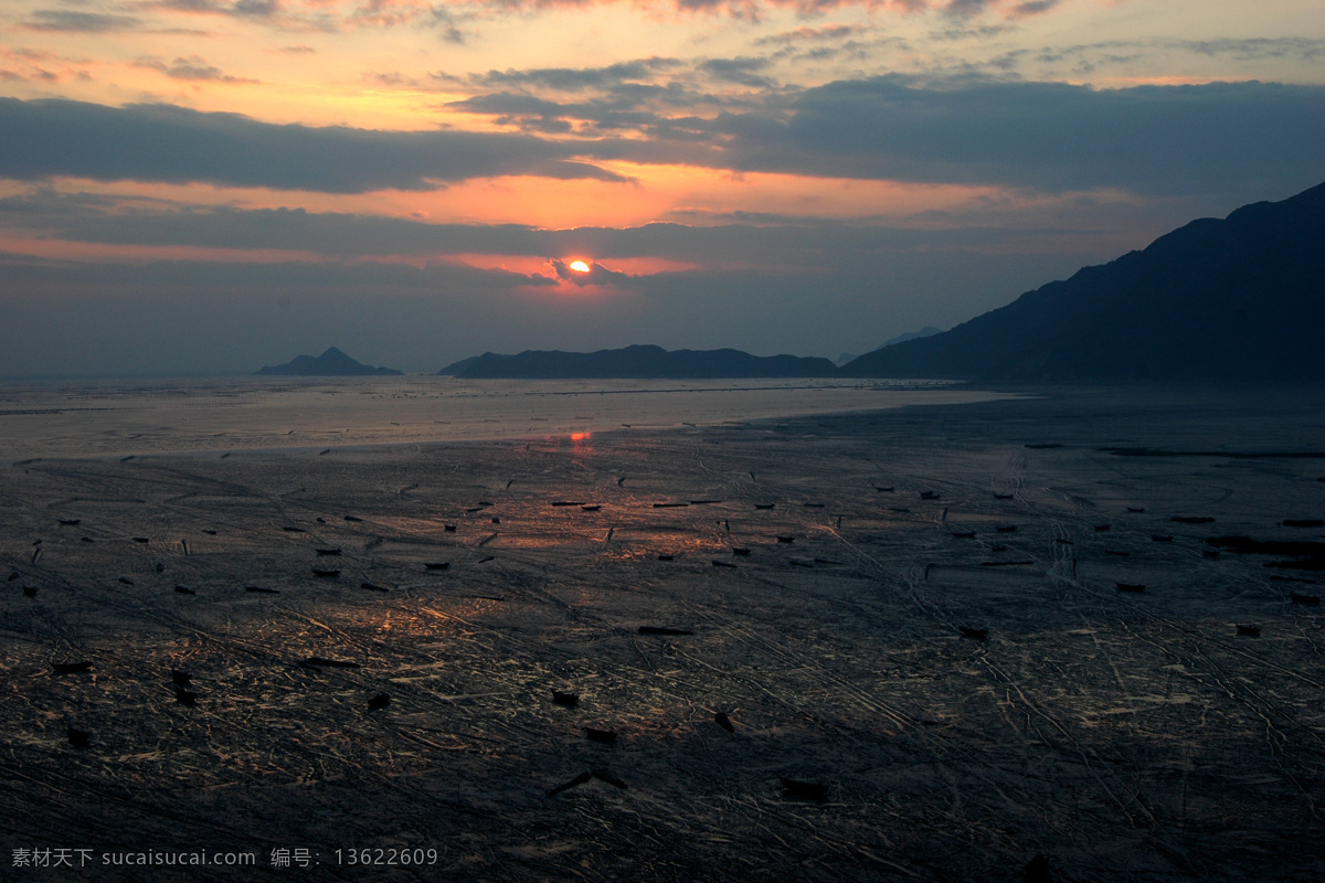 南县 风光图片 300 海景 日落 摄影图库 夕阳 自然风景 自然景观 南县风光 滩涂 风景 生活 旅游餐饮