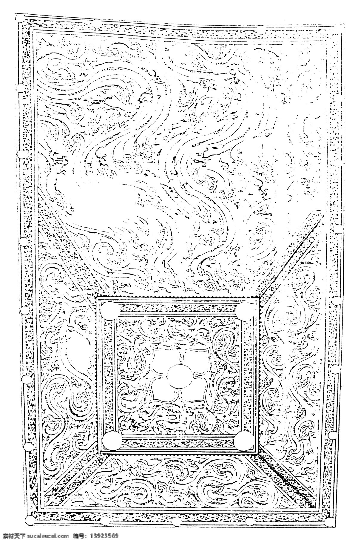 器物图案 秦汉时期图案 中国传统图案 图案247 图案 设计素材 装饰图案 书画美术 白色