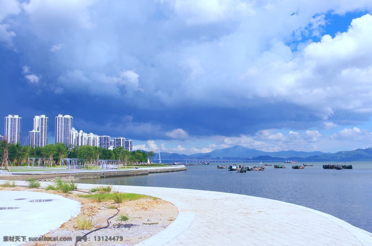大海 海水 建筑景观 景观 轮船 码头 拍摄 山脉 大海景观 深圳蛇口 深圳 蛇口港 远眺 粤港跨海大桥 两岸 渔船 深圳楼景 香港楼景 云彩 天空 自然景观 风景 生活 旅游餐饮