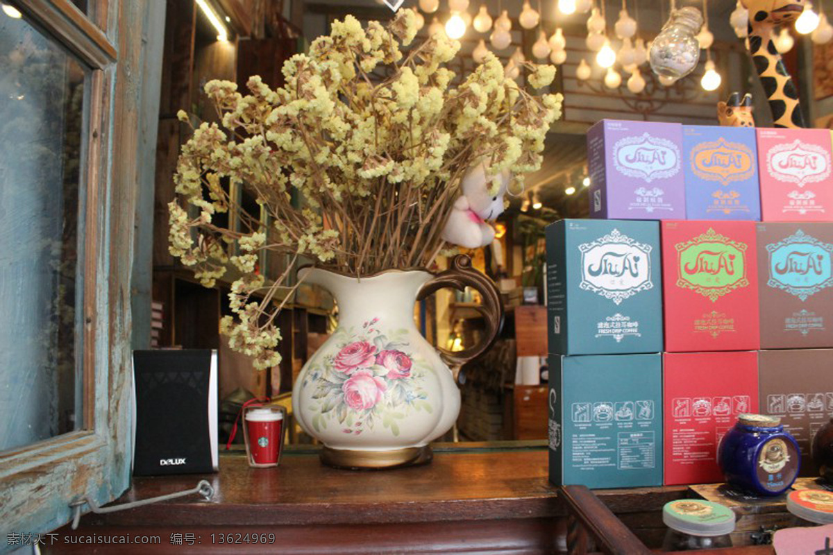 花盆 橱窗 店面 旅游摄影 面膜 唯美风景 家居装饰素材 展示设计