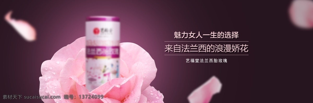 玫瑰 花茶 淘宝 电商 banner 海报 玫瑰花 茶 玫瑰花茶