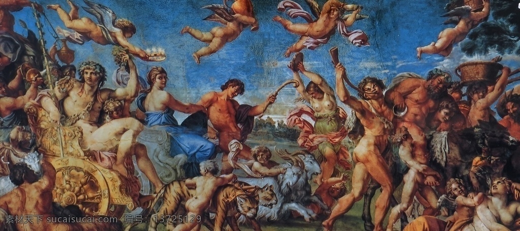 希腊神话油画 希腊 油画 宗教 人物油画 男子 天使 教堂 西方油画 文化艺术 绘画书法
