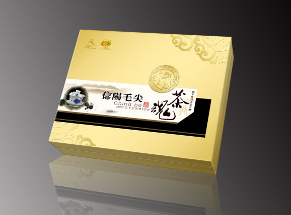 信阳 毛尖 茶叶 包装 绿 茶包装 茶叶包装 信阳茶叶 礼 品茶 黑色