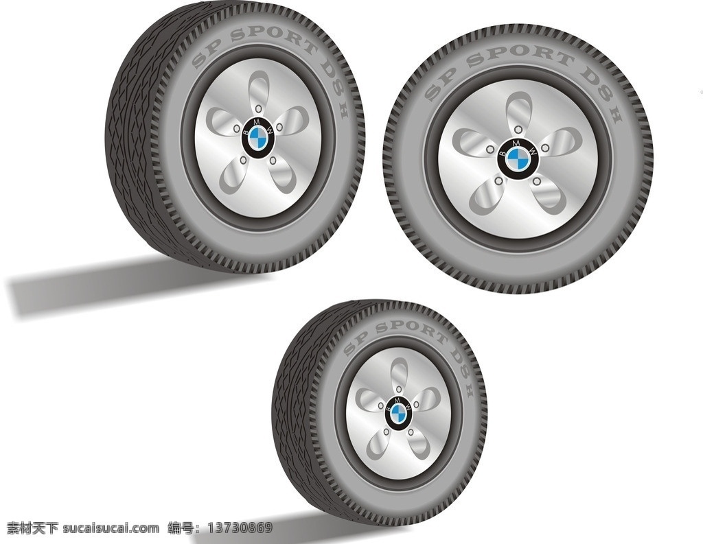 轮胎 宝马 花纹 立体 矢量 矢量素材 其他矢量