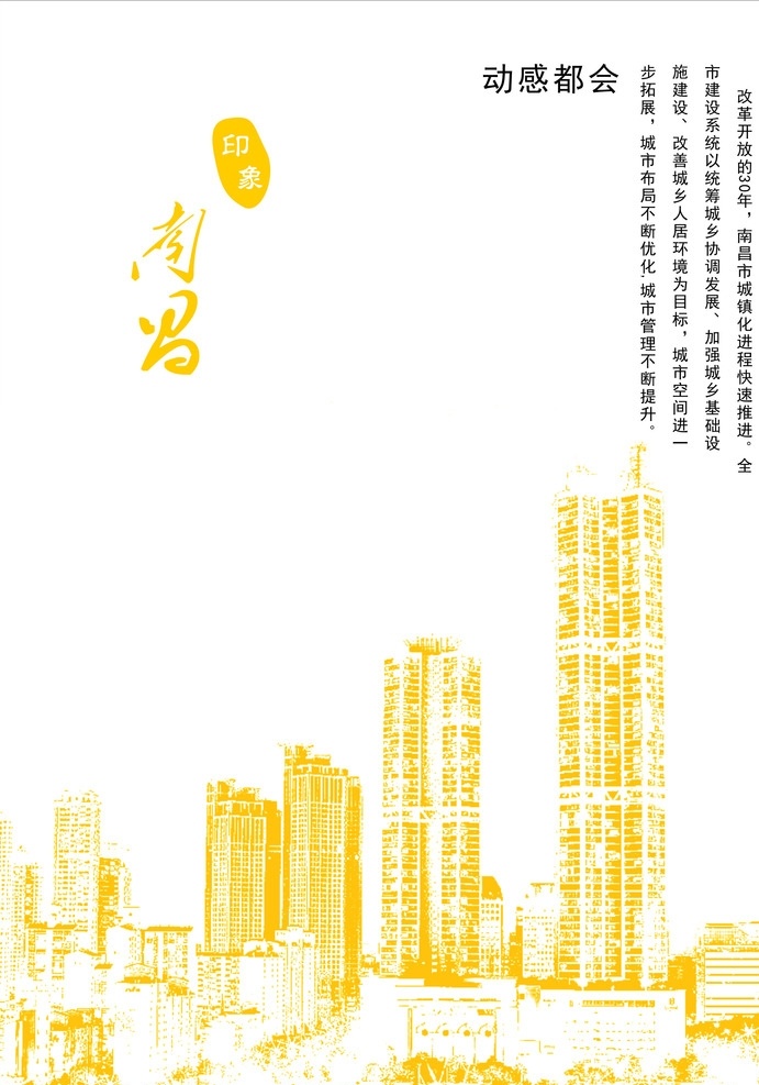 南昌 城市 印象 系列 城市印象 宣传海报 系列海报