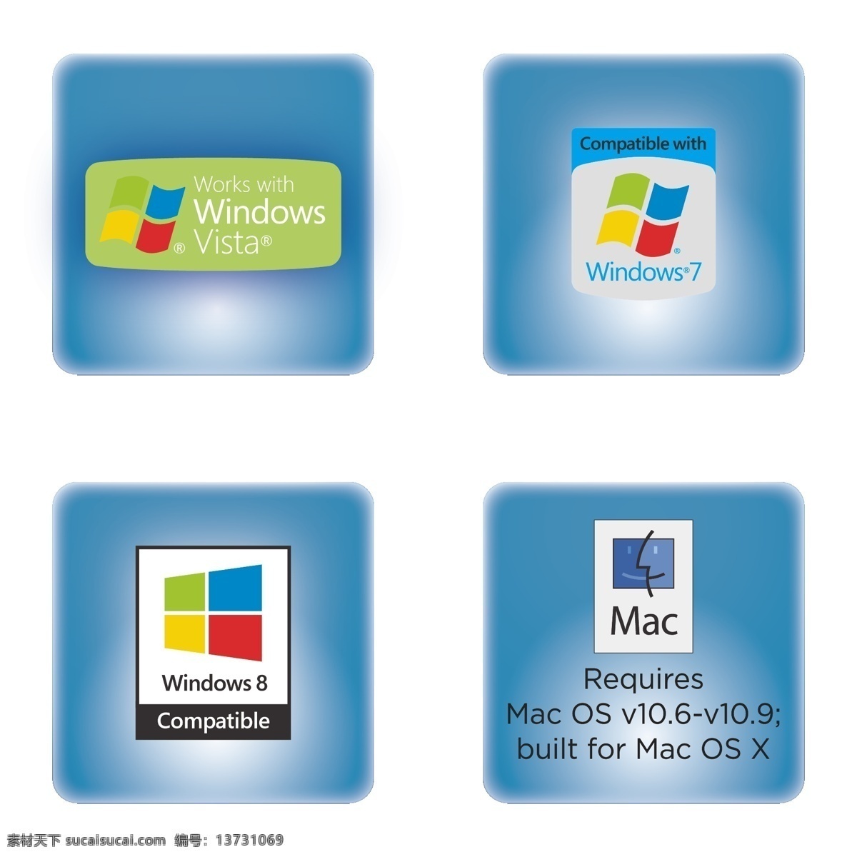 系统图标集 windows winxp mac macos win7 win8 系统 标志底图 标志图标 公共标识标志