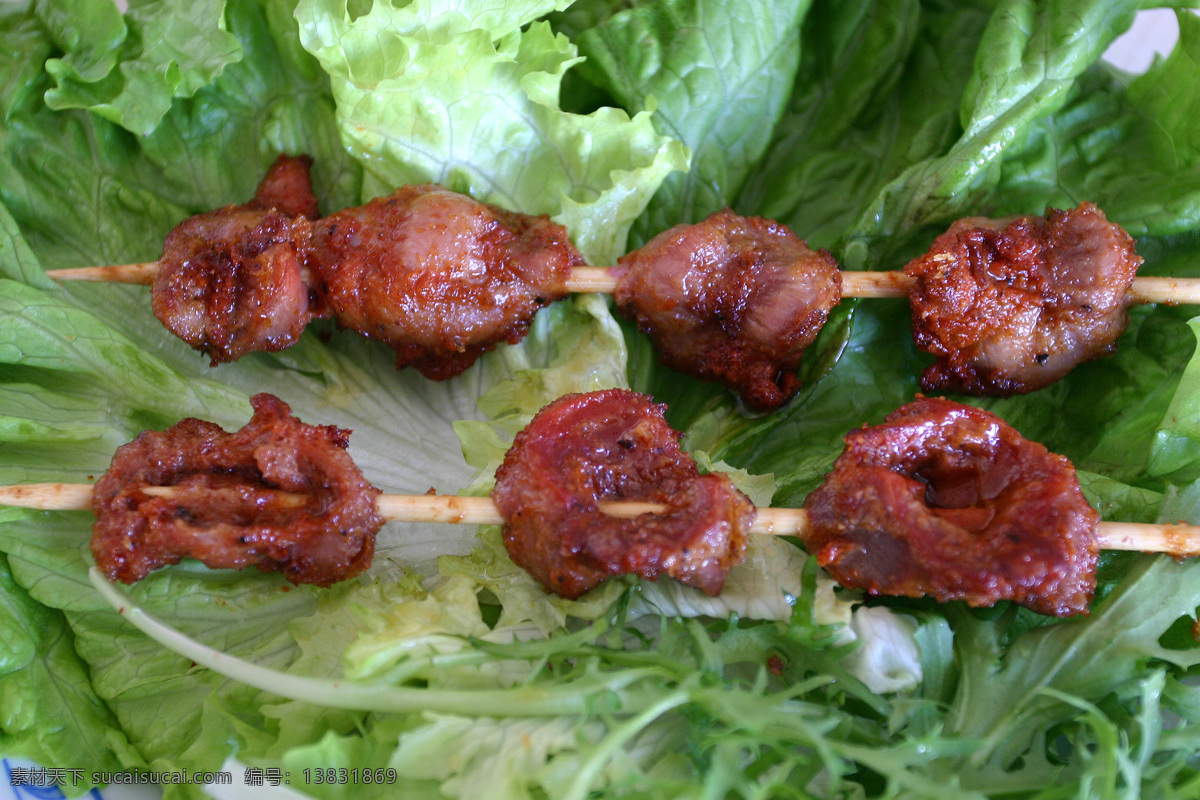 鸡胗串 食品 美食 生菜 绿菜 食品摄影 餐饮美食 传统美食 肉串