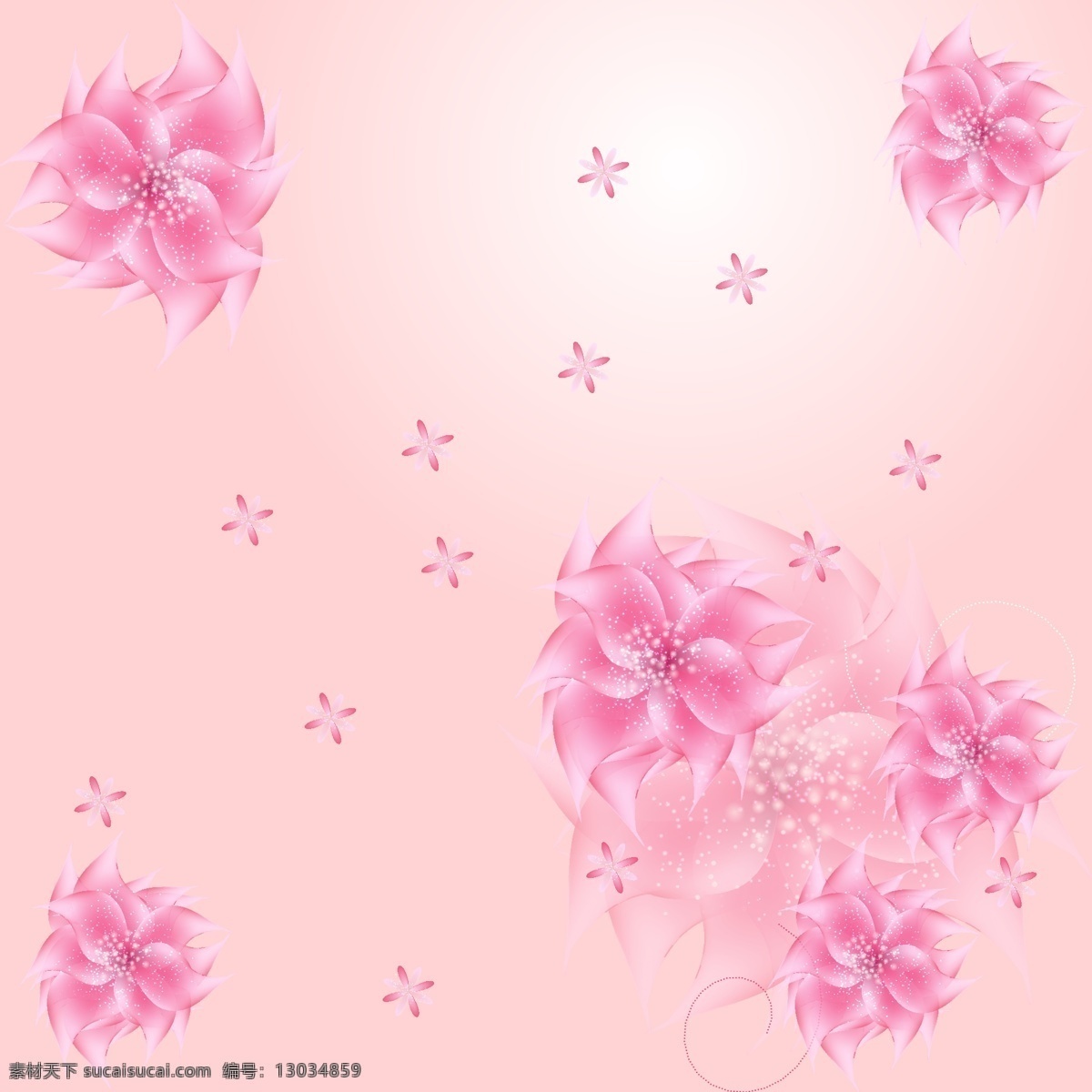 粉色花 移门 粉色 粉色背景 移门花朵 气泡 圆圈 光圈 背景 底图 花瓣 花卉 移门图案 梦幻花 梦幻花朵 矢量花 矢量
