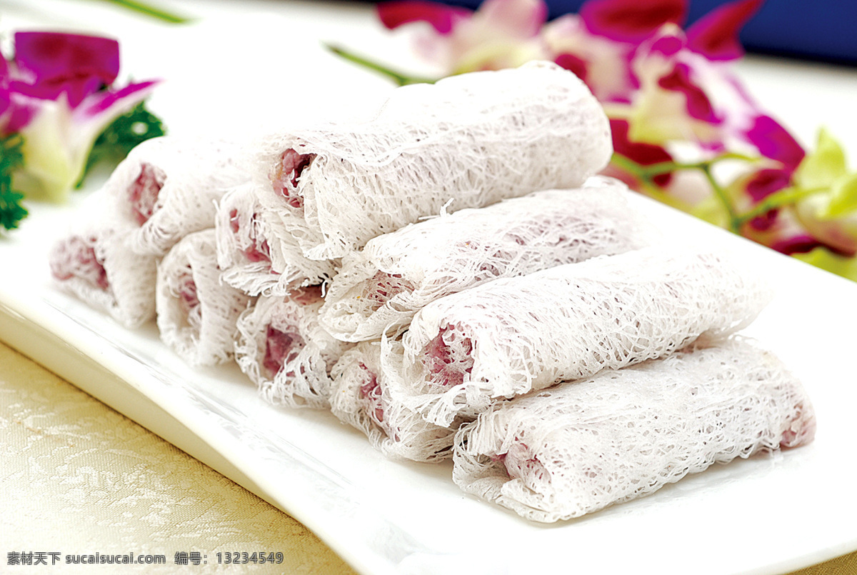 山药卷 饭店 点心 菜点 绿色食品 下午茶点 芝麻饼 糕点类 特色菜 传统美食 餐饮美食