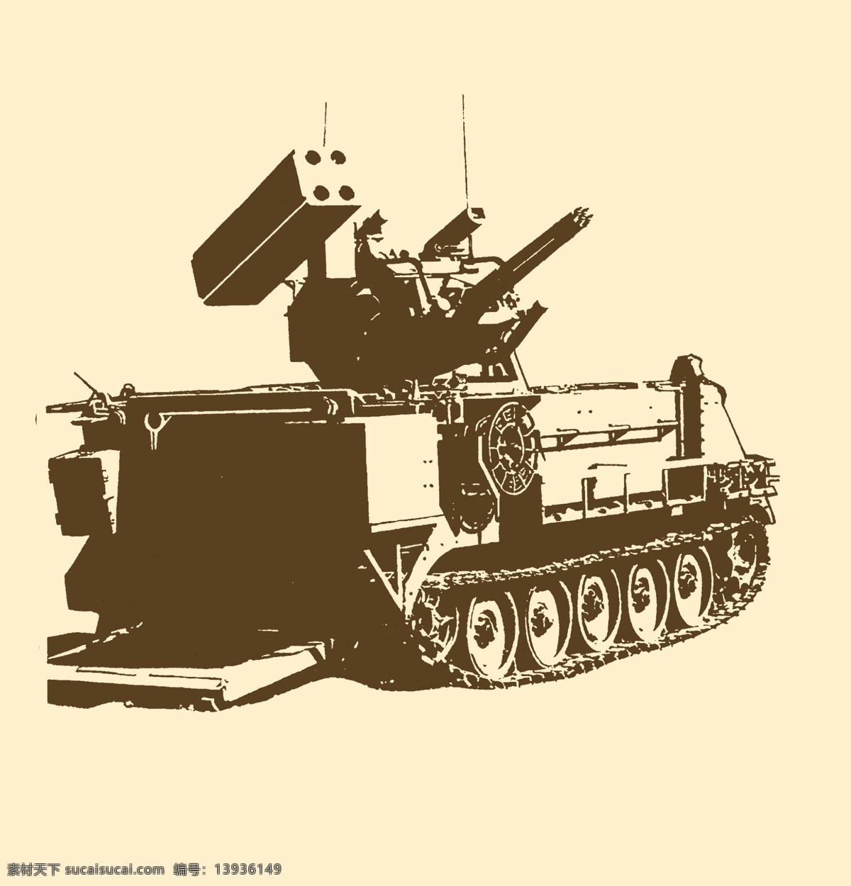 麦克 白特 弹 炮 结合 防控 武器 系统 以色列 战争 军事 坦克 战车 装甲 中外 兵器 装饰 图案 分层 源文件