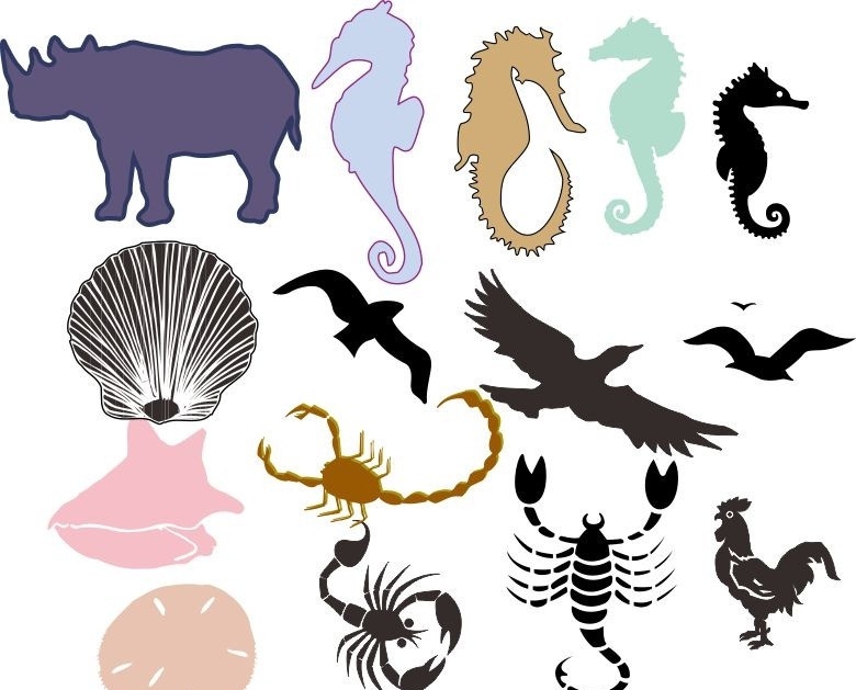 动物世界 海马 蝎子 飞鸟 鸟 经典 动物 素 描图 素描 陆地动物 生物世界 各种 矢量 模板下载 各种动物 素描图 线条 海洋动物 简笔画 手绘 野生动物