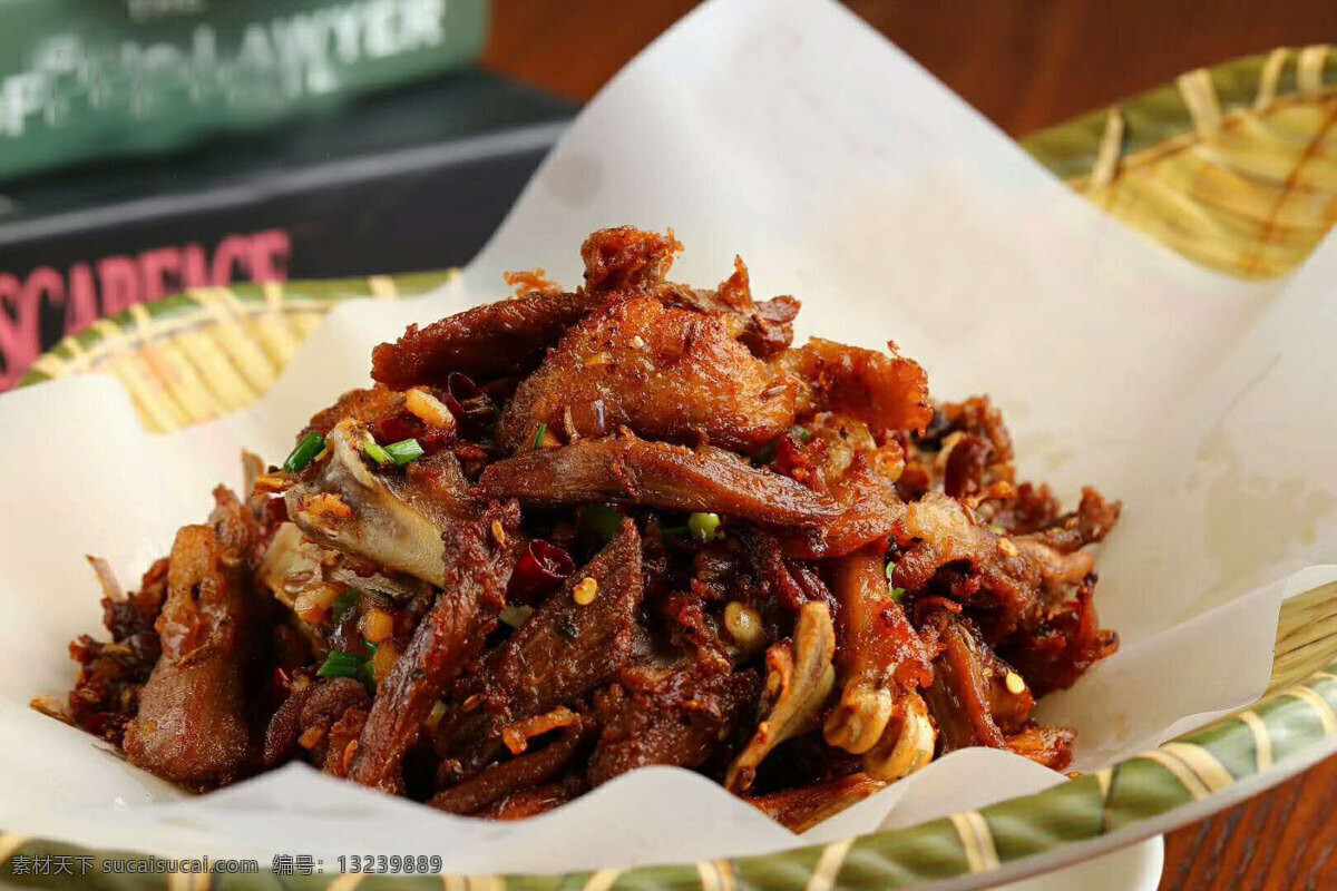 香辣 手撕鸭 湘菜 辣椒 鸭 餐饮美食 传统美食