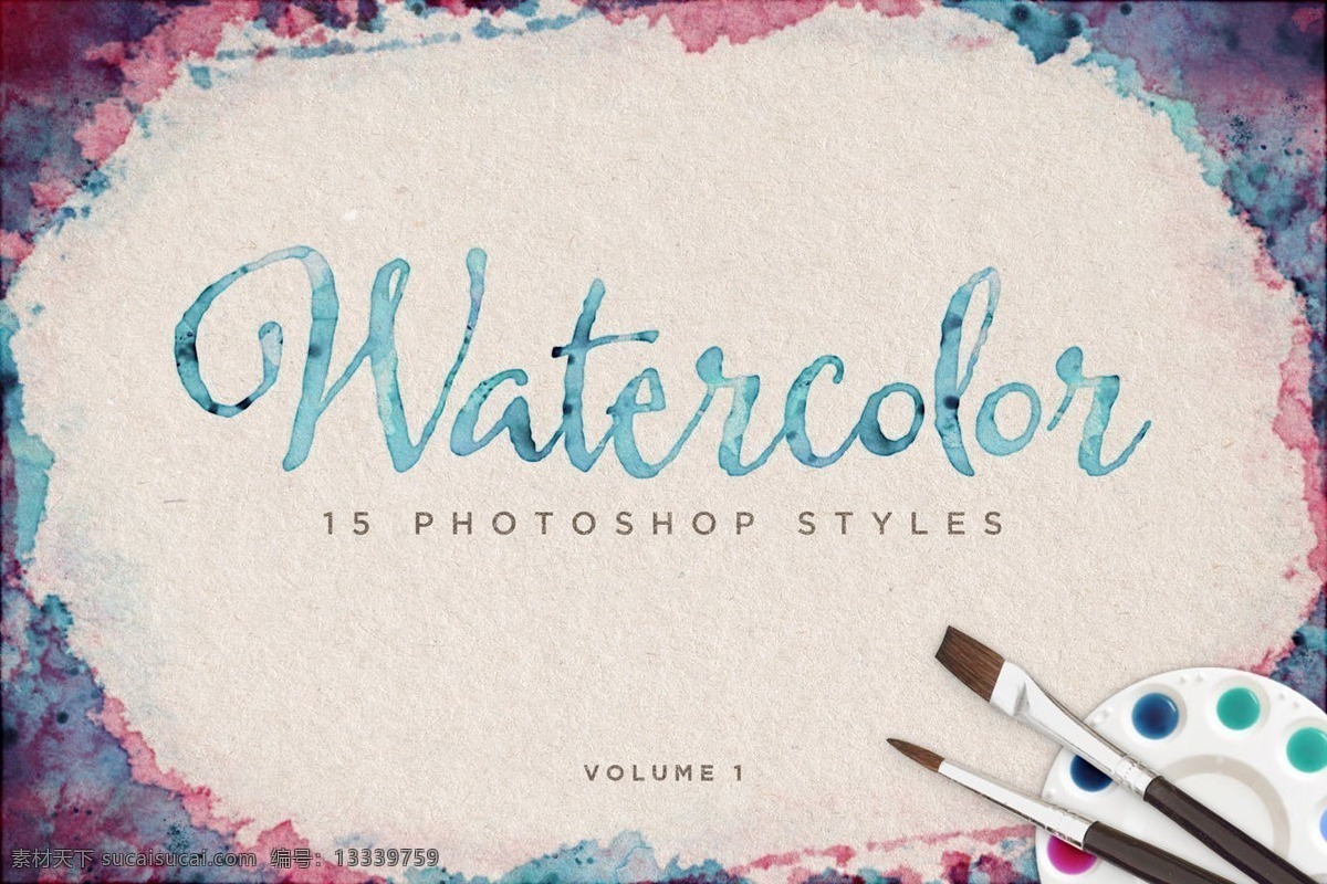 水彩 ps 图 层 样式 图层 watercolorphotoshopstyles