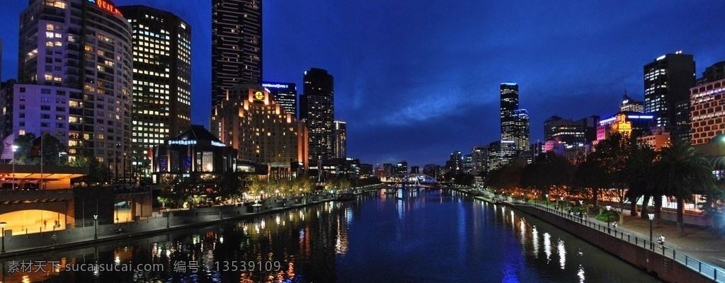 城市高清图片 城市 高楼 大厦 建筑 建筑摄影 城市夜景 灯光 湖泊 城市宽幅图片 建筑园林