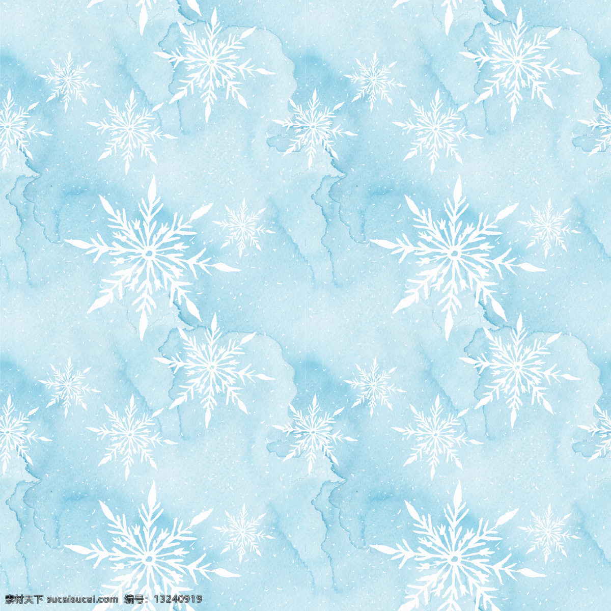 淡 蓝色 雪花 背景 填充 图案 渲染 背景素材 填充背景